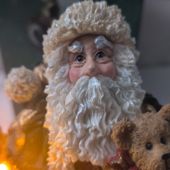 Boyd's Bears Nicholas Kringleton 2004 733206 Figurine Santa Lights Christmas - Picture 14 of 16